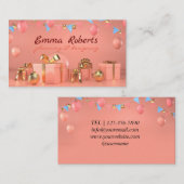 バラバルーン計画および名刺の設計 名刺 (正面/裏面)