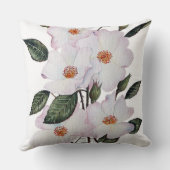 バラ'バレリーナ'フローラアート クッション (裏面)