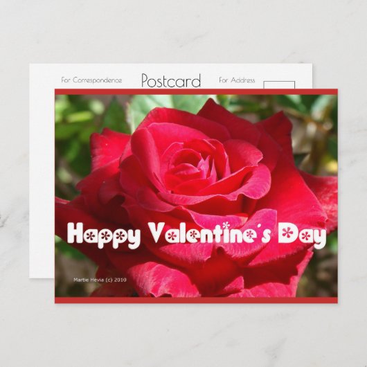 バラバレンタインデー | ブルービーチソング™はがき ポストカード (正面/裏面)