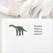 バラパサウルス漫画イラストレーション ラベル (インサイチュ)