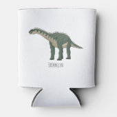 バラパサウルス漫画イラストレーション 缶クーラー (正面)