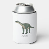 バラパサウルス漫画イラストレーション 缶クーラー (缶裏面)