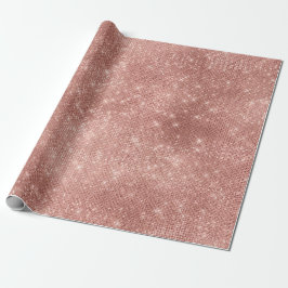 バラパステルスパークブライダル赤面エレガントアザ ラッピングペーパー