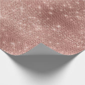 バラパステルスパークブライダル赤面エレガントアザ ラッピングペーパー (角)