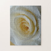 バラパズルパーソナライズされたホワイトローズパズル ジグソーパズル (縦)