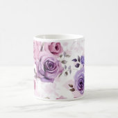 バラパターンコーヒーマグ コーヒーマグカップ (中央)