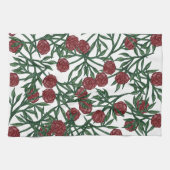 バラパターンバラパターンフローラアートフラワー キッチンタオル (横)