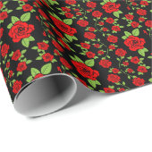 バラパターンホームギフト ラッピングペーパー (ロールコーナー)
