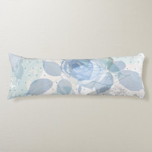 バラパターン高級デザイン ボディピロー (正面)