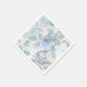 バラパターン高級 スタンダードカクテルナプキン (角)