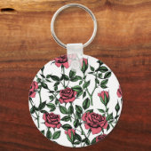 バラパターン キーホルダー (正面)