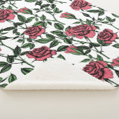 バラパターン シェルパブランケット (3/4)