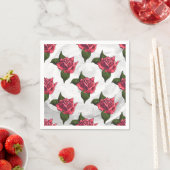 バラパターン スタンダードカクテルナプキン (インサイチュ)