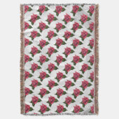 バラパターン スローブランケット (正面縦)