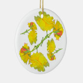 バラパターン セラミックオーナメント (右)