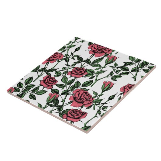 バラパターン タイル (側面)