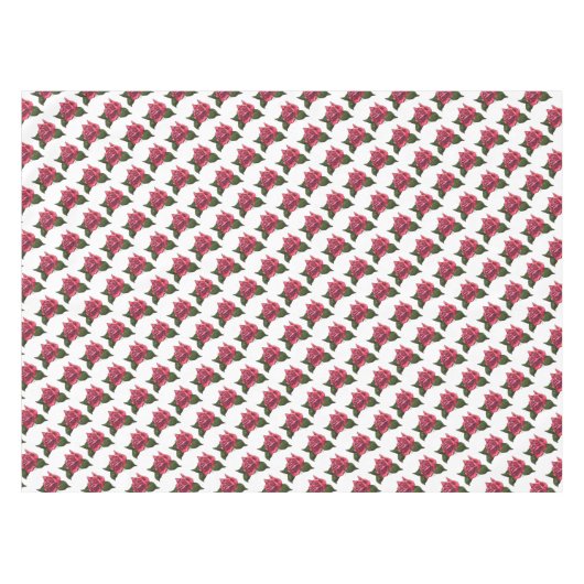 バラパターン テーブルクロス (正面(横))