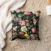 バラパターン（ピンクと赤） クッション (ブランケット)