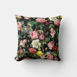 バラパターン（ピンクと赤） クッション