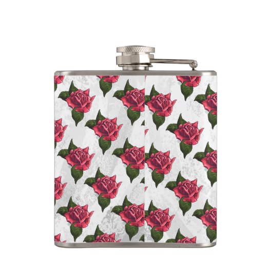 バラパターン フラスク (裏面)