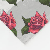 バラパターン フリースブランケット (角)