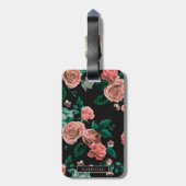 バラパターン ラゲッジタグ (裏面縦)