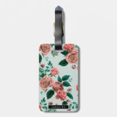 バラパターン ラゲッジタグ (裏面縦)