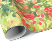 バラパターン ラッピングペーパー (ロールコーナー)