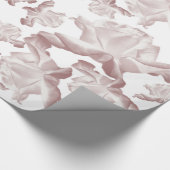 バラパターン ラッピングペーパー (角)