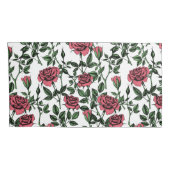 バラパターン 枕カバー (裏面-右)