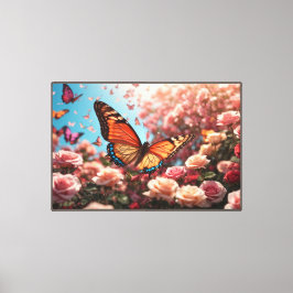 バラパラダイスストレッチキャンバスプリント キャンバスプリント