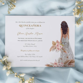 バラパンパエレガントスグラスドレスキンセアニェラ 招待状