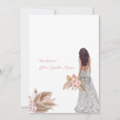 バラパンパエレガントスグラスドレスキンセアニェラ 招待状 (裏面)