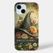 バラパーソナライズされたウィッチハットフォンケース Case-Mate iPhoneケース (裏面)