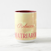 バラパーソナライズされた母系母系 マグカップ (中央)