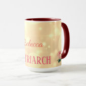 バラパーソナライズされた母系母系 マグカップ (正面右)