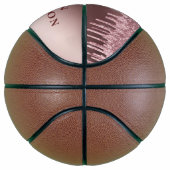 バラパーソナライズされた金ゴールドグリッタードリップスガールズ バスケットボール (右)