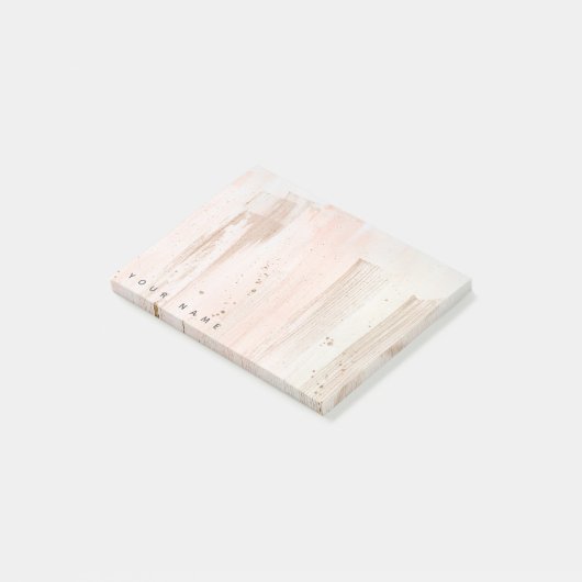 バラパーソナライズされた金ゴールドスプラッシュ効果Itメモの投稿 ポストイット (アングル)