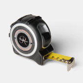 バラパーソナライズされた金ゴールドダイヤモンドグリッタールック メジャー (傾斜)