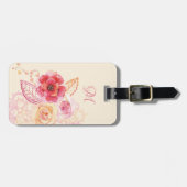 バラパールモノグラレースのようム ラゲッジタグ (正面横)