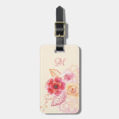 バラパールモノグラレースのようム ラゲッジタグ (正面縦)