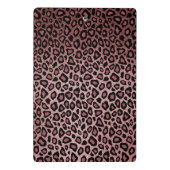 バラヒョウ皮膚パターン及びバラグリッター ミニクリップボード (裏面)