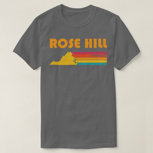 バラヒルバージニアヴィンテージ動揺して土産 Tシャツ (デザイン正面)