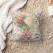 バラビクトリアンとエフェメラ クッション (ブランケット)