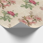 バラビクトリアンと文字エフェメラ ラッピングペーパー (角)