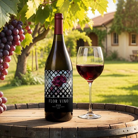 バラビクトリアンエフエマラフローラ ワインラベル