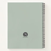 バラビクトリアンシャビーシックスタイルノート ノートブック (裏面)