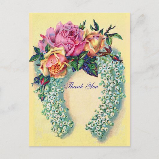 バラビクトリアン感謝はがき ポストカード (正面)