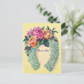 バラビクトリアン感謝はがき ポストカード (スタンド正面)