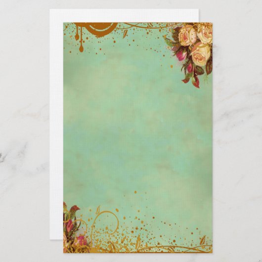 バラビクトリアン文房具 便箋 (正面/裏面)